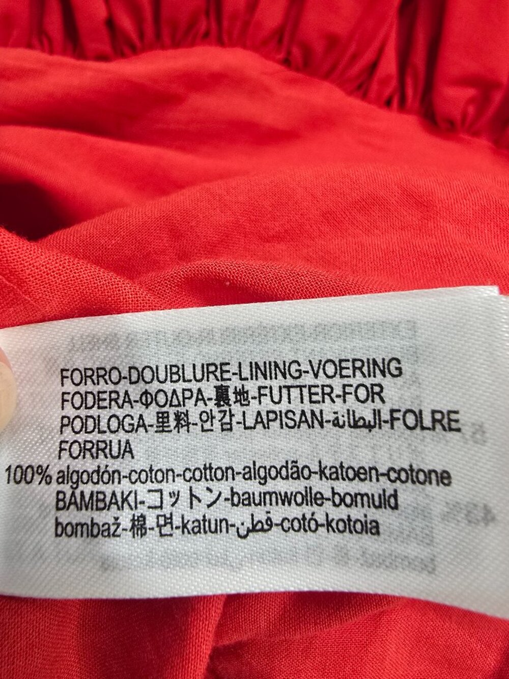 Zara ZW Collection Mini Balloon / Bubble Dress - Red - Picture 6 of 6